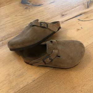 Kids Boston Suede Birkenstock